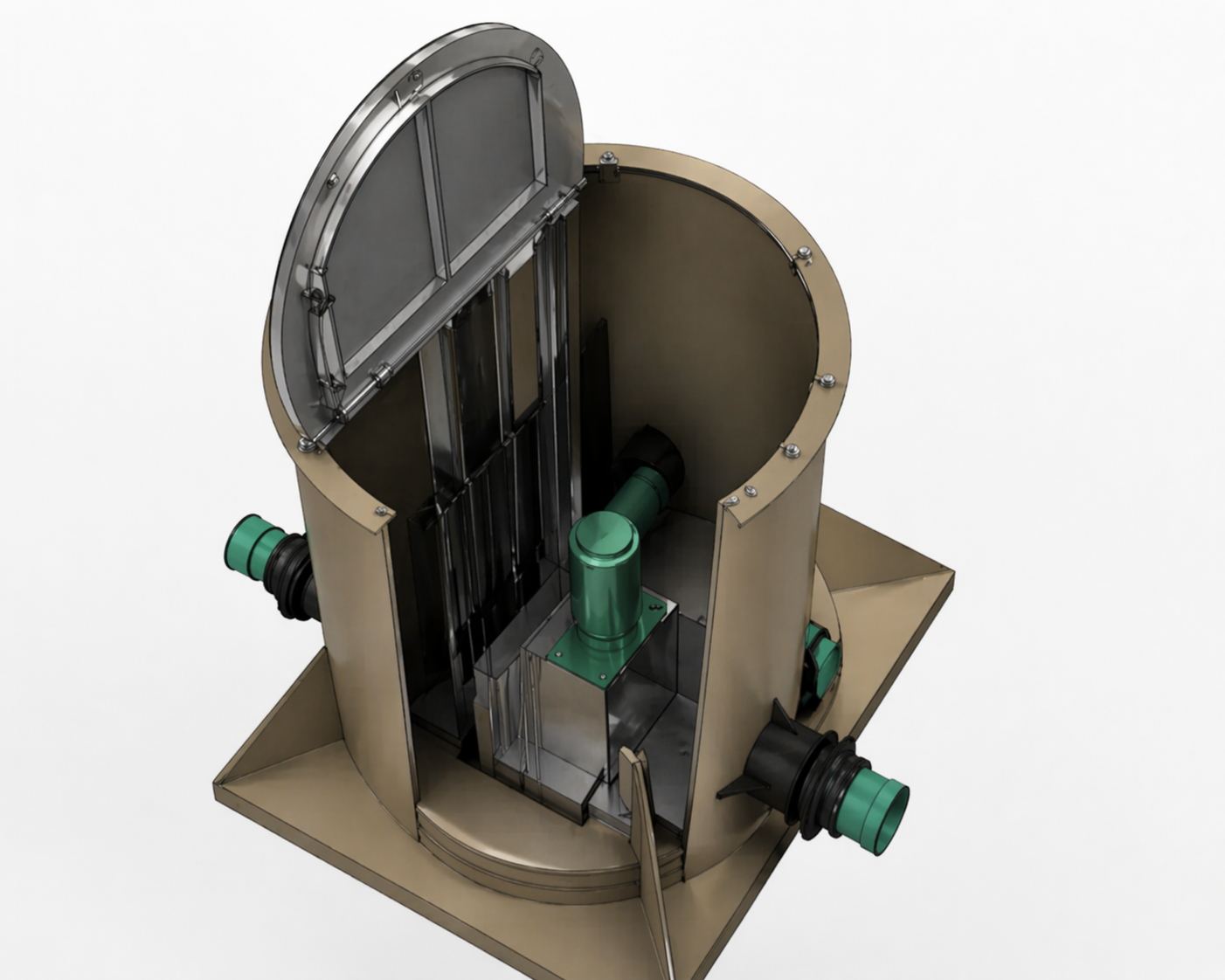 Comminutor unit detail image